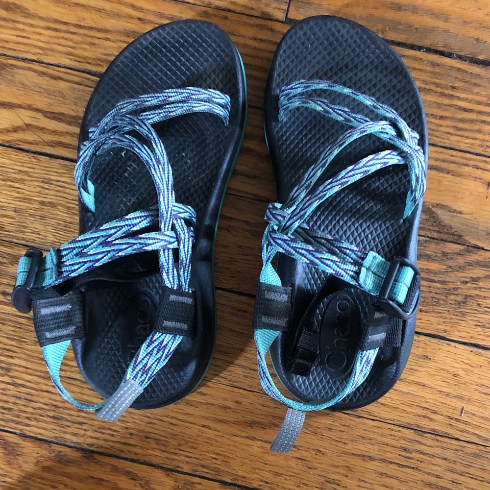Chaco kids  Blue and Black Sandals